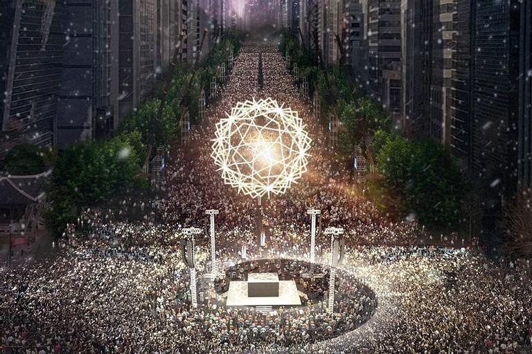 Khoảnh khắc châu Á tưng bừng bước sang năm mới 2024-1