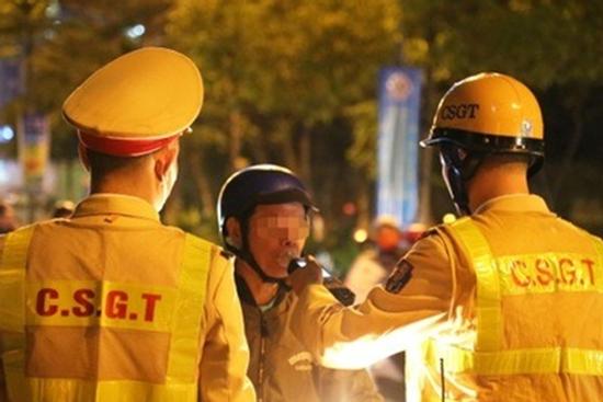 Xử lý hơn 7.500 tài xế 'ma men' trong 3 ngày nghỉ Tết Dương lịch