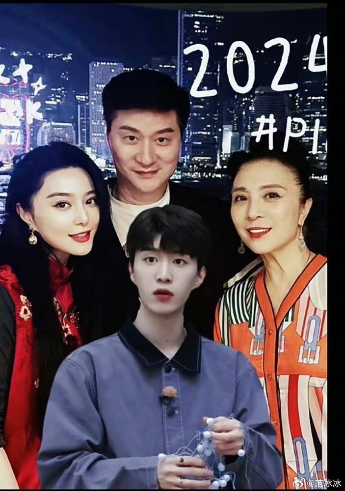 Phạm Băng Băng đăng ảnh mừng năm mới bên gia đình, làm 1 điều khó tin với em trai Phạm Thừa Thừa-1