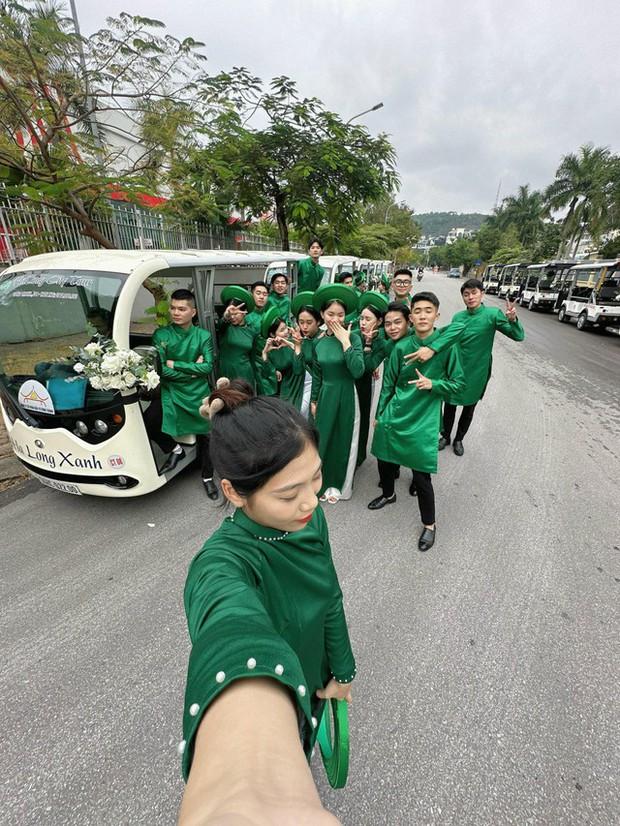 Mâm cỗ cưới 28 triệu của đại gia Quảng Ninh, rạp rộng 1000 mét vuông, cô dâu đeo vàng trĩu cổ-8