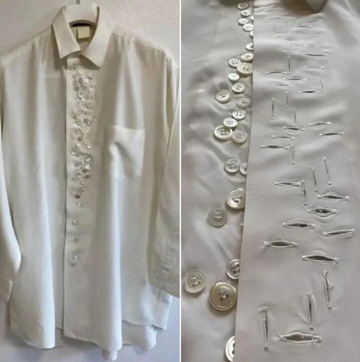 Chiếc áo rối ren với 7749 cái cúc-1
