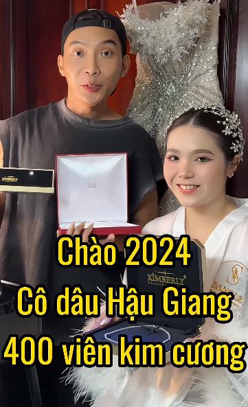 Cô dâu Hậu Giang gây choáng nhận hồi môn khủng với 400 viên kim cương, ai nấy cũng phải xin vía-1