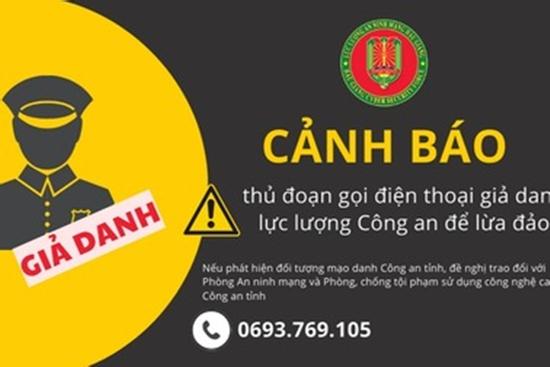 Mạo danh Phó Giám đốc Công an tỉnh Hậu Giang để lừa đảo