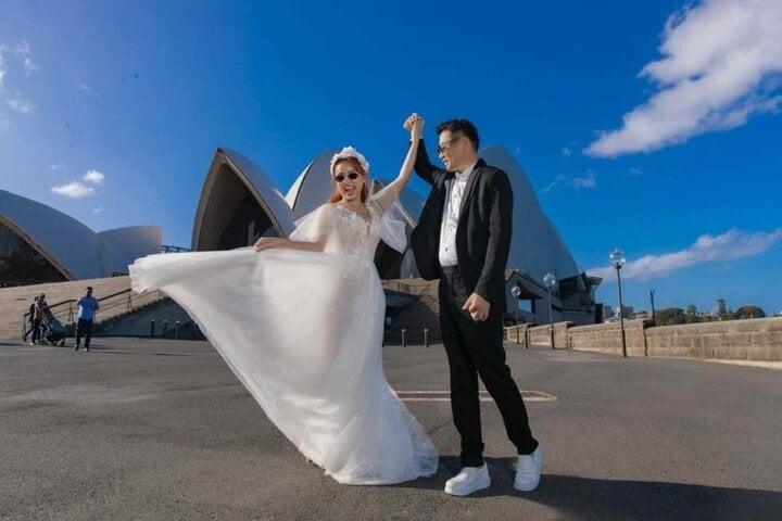 Vân Hugo khoe trọn bộ ảnh cưới ở Úc với chồng doanh nhân-6