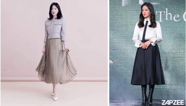 5 mẫu chân váy giúp phong cách của phụ nữ trên 40 tuổi thêm sang xịn mịn-2