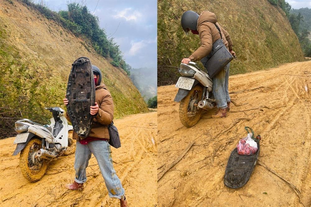 Cô giáo vùng cao đến trường, ngã sõng soài trên con đường ngập bùn đất-2