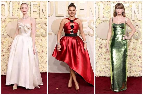 Quả cầu vàng 2024: Taylor Swift như tạc tượng, Rosamund Pike che mặt sau tai nạn