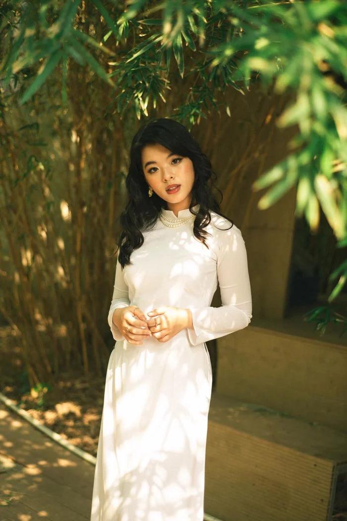 Ái nữ nhà sao Việt đẹp như thơ trong tà áo dài, dân mạng xuýt xoa toàn hoa hậu tương lai-6