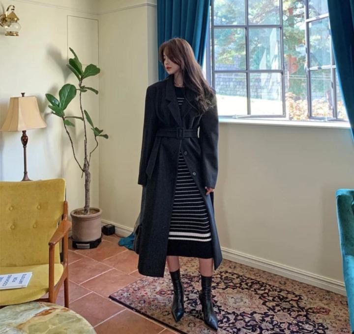 Cách mặc váy mùa đông không sợ lạnh-4