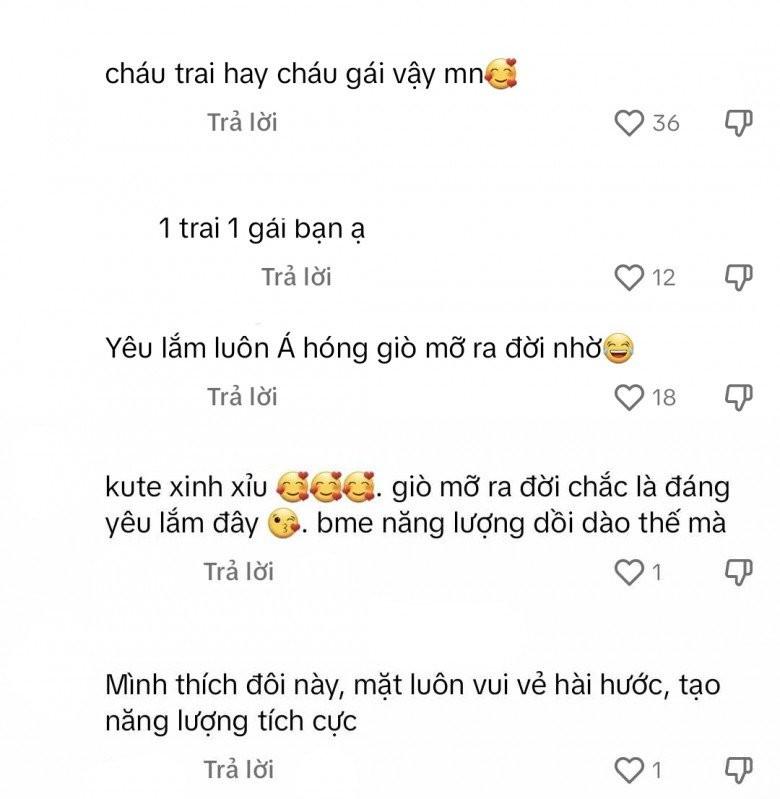 Bạn thân bất ngờ hé lộ giới tính cặp song sinh của Phương Oanh cùng tên gọi thân mật siêu đáng yêu-5