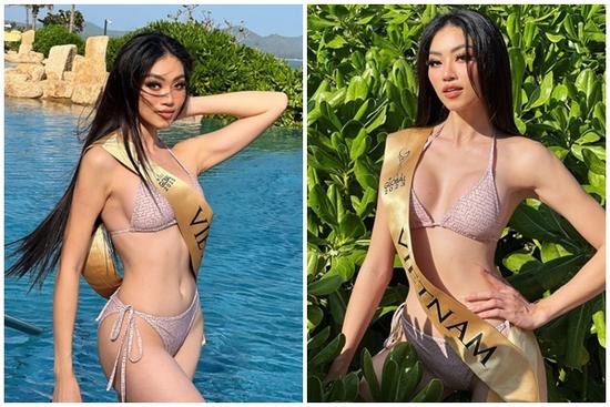 Đoàn Thu Thủy nóng bỏng với bikini ở Miss Global 2023