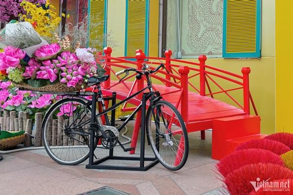 Du khách nô nức chụp ảnh Tết sớm ở cầu Thê Húc, Văn Miếu giữa trung tâm TP.HCM-3