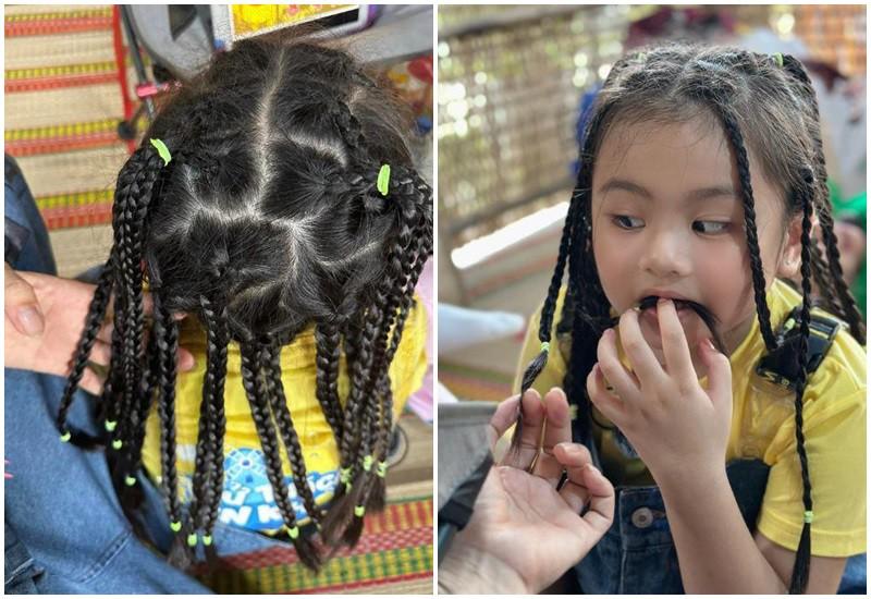 Những bà mẹ Vbiz chuộng tạo 1001 kiểu tóc cho con gái, riêng Hà Hồ luôn để tự nhiên vì lý do này!-6