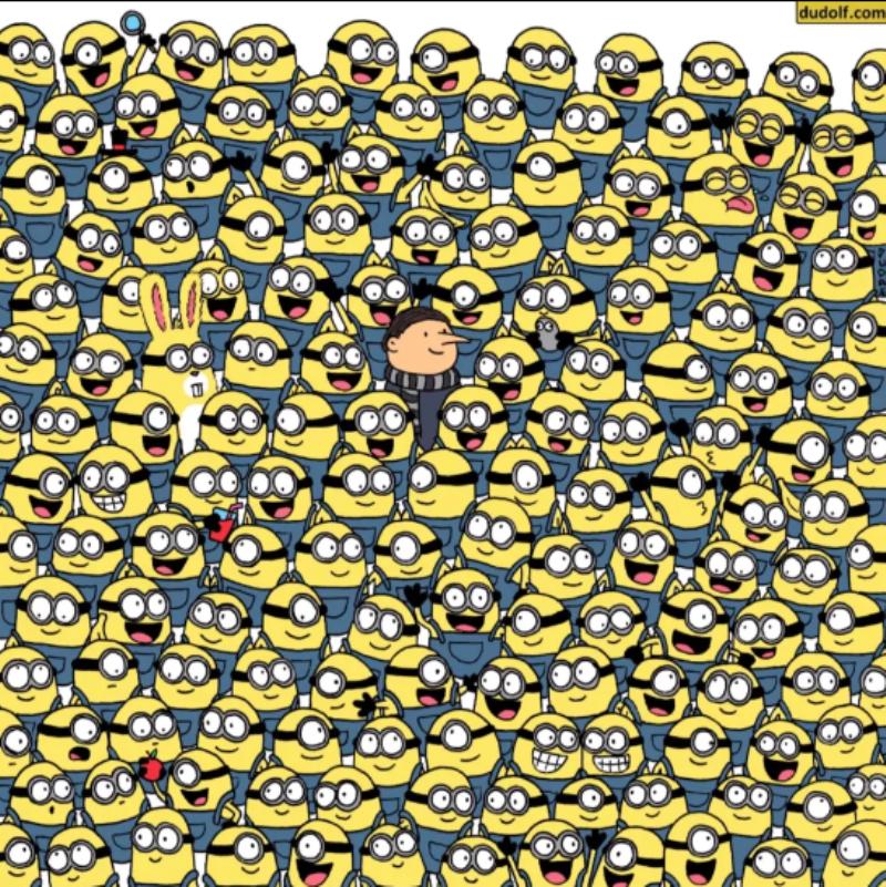 Thử thách tìm 3 quả chuối trong 46 giây: Nếu tìm được chứng tỏ bạn có bộ não nhanh nhạy và khả năng quan sát cực đỉnh-1