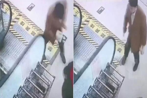 Kính thang cuốn vừa chạm đã vỡ tan, siêu thị trả giá đắt khi bắt đền khách-1