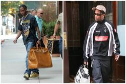 Rapper Travis Scott xách túi Birkin khổng lồ, có giá gần một tỷ đồng