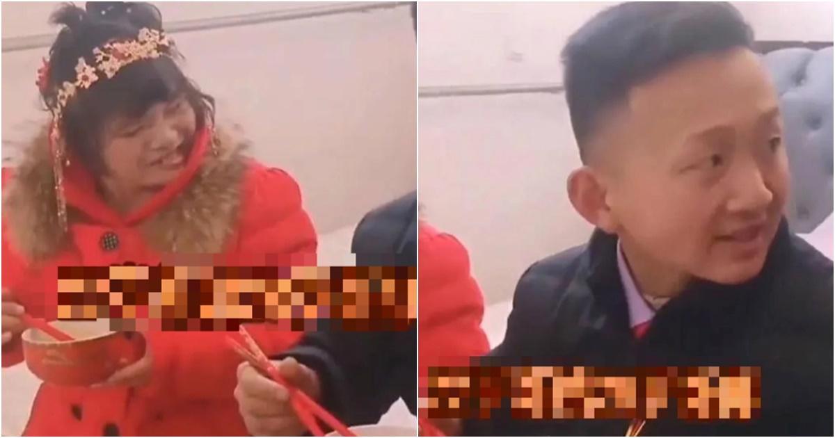 Cô dâu khiến dân mạng tranh cãi vì nhan sắc khác lạ, biểu cảm chú rể trong ngày cưới gây tranh cãi-3