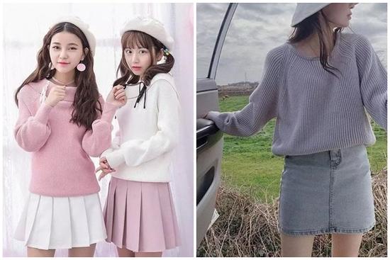 3 cách mix áo len và chân váy ngắn để nàng vừa thanh lịch vừa ấm áp