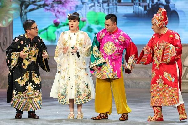 Phản ứng của Quang Thắng trước câu hỏi móc của Xuân Bắc ở hậu trường Táo Quân-3