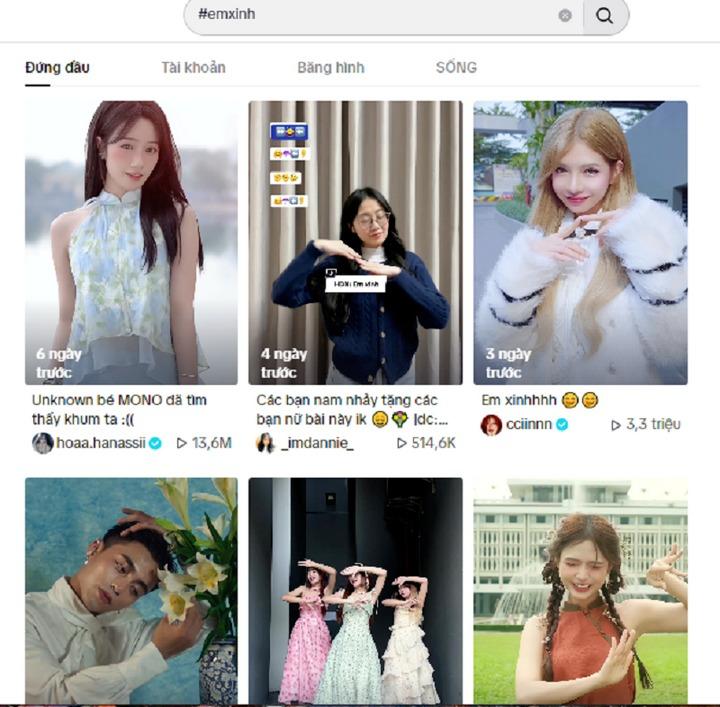 Vì sao trào lưu Em xinh gây sốt mạng xã hội?-1