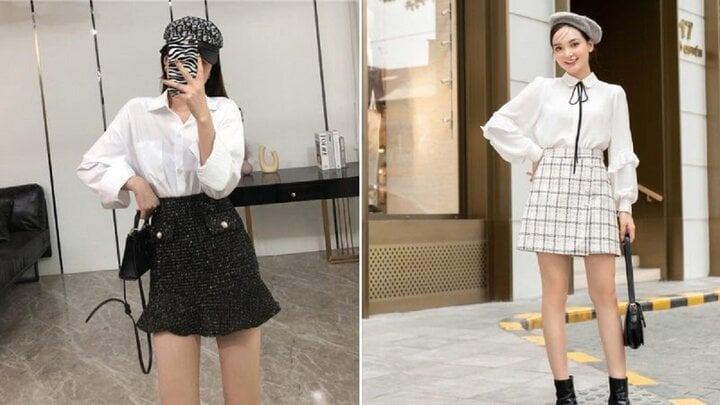 5 kiểu áo là cặp bài trùng với chân váy dạ, giúp các nàng sành điệu hơn-1