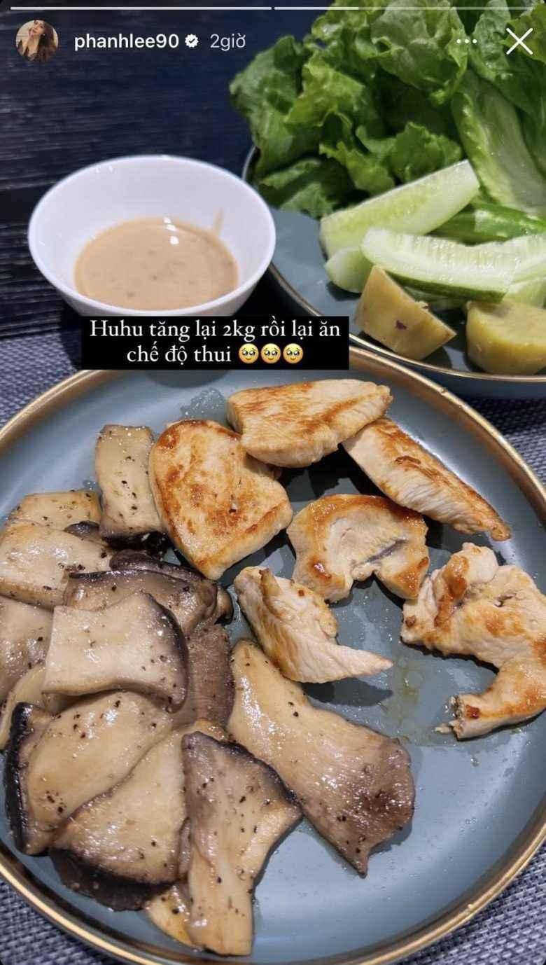 Nàng dâu nghìn tỷ hậu sinh con tự ti sắc vóc, treo ngược người, ăn kham khổ giảm cân-7