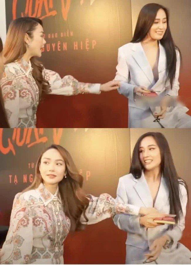 Jun Vũ diện váy thiếu trên hụt dưới, phải vất vả che chắn giữa bao người-6