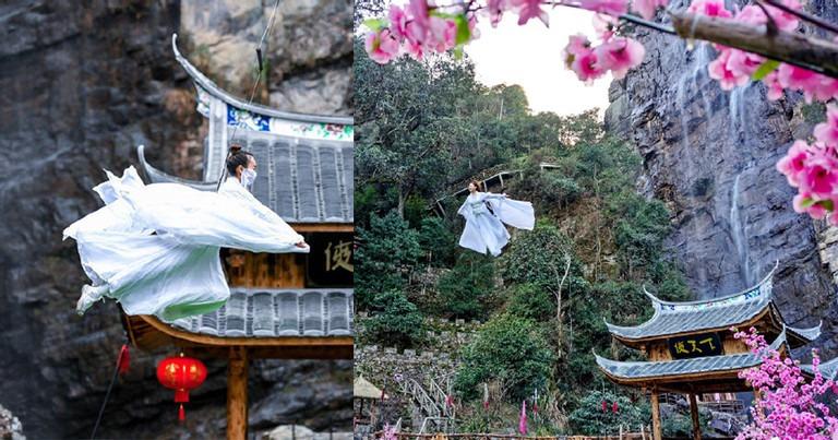 Khu du lịch bí ẩn giúp du khách thỏa trí bay lượn như trong phim kungfu-2