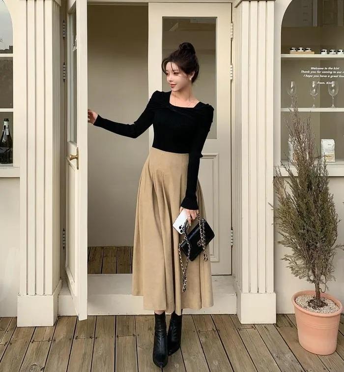 10 set trang phục màu trung tính cho những ai không thích diện đồ màu mè đón Tết-3