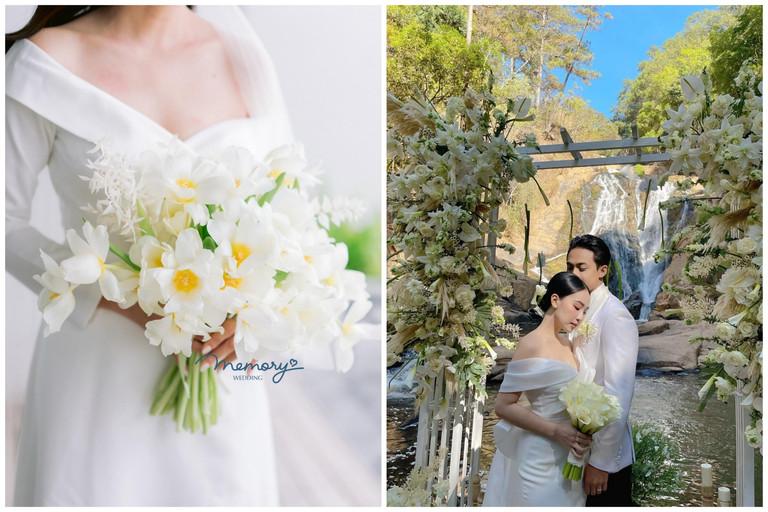 Đám cưới phủ kín bằng hàng tấn hoa tươi nhập khẩu, giá trị tới nhiều tỷ đồng-7