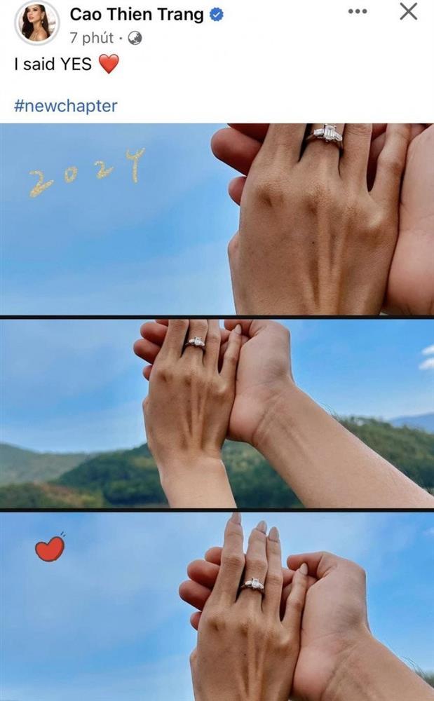 Cao Thiên Trang xinh đẹp rạng rỡ trong lễ vu quy, diện mạo của người bạn đời hiếm hoi được hé lộ!-4