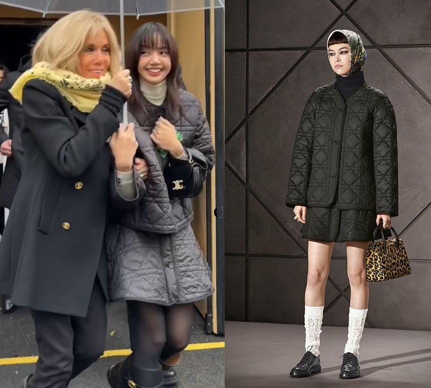 Celine có chạnh lòng khi Lisa diện đồ Dior xuống phố cùng Đệ nhất phu nhân Pháp?-2
