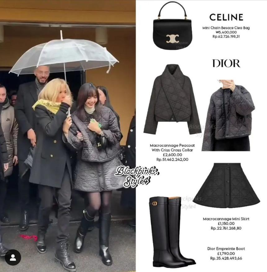 Celine có chạnh lòng khi Lisa diện đồ Dior xuống phố cùng Đệ nhất phu nhân Pháp?-3