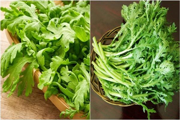 Rau cải cúc giúp bổ gan lại ngủ ngon