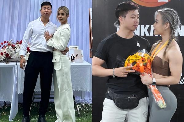 Cô dâu Hà Nội khoe cơ bắp, bế ẵm chú rể và chuyện tình phòng gym gây sốt-4