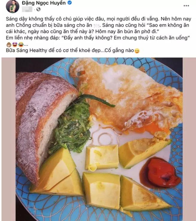 Huyền Baby ở tuổi U40 vẫn đẹp như gái đôi mươi, bí quyết nằm ở bữa sáng healthy-3