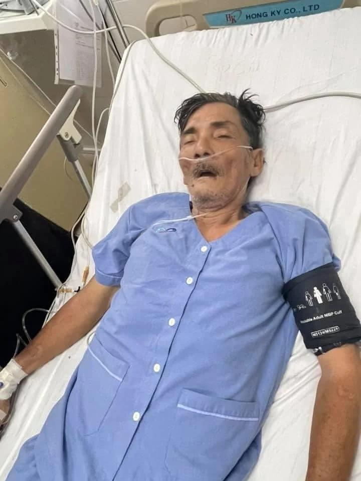 Hình ảnh tiều tụy của nghệ sĩ Thương Tín sau cơn đột quỵ lần 2 khiến nhiều người xót xa-1