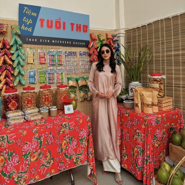Ngọc nữ điện ảnh Việt Tăng Thanh Hà tung ảnh áo dài Tết sớm-4