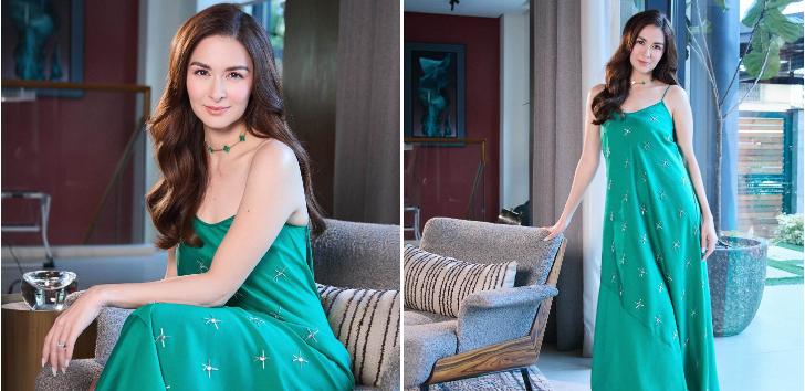 Người đàn bà đẹp nhất Philippines không còn lộ vòng 2 màu mỡ vì váy lụa-2