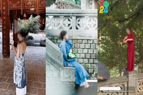 14 giây khắc nghiệt của hội chụp ảnh áo dài Tết: Bước ra đường nghĩ mình là điểm nhấn, hoá ra là... điểm trùng!-4