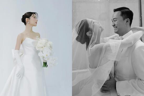 Ảnh cưới chưa từng công bố của Diễm My 9X và chồng doanh nhân điển trai