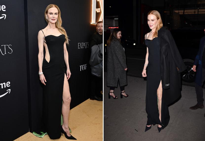 Nicole Kidman bị chê khi mặc váy táo bạo ở tuổi 57-3