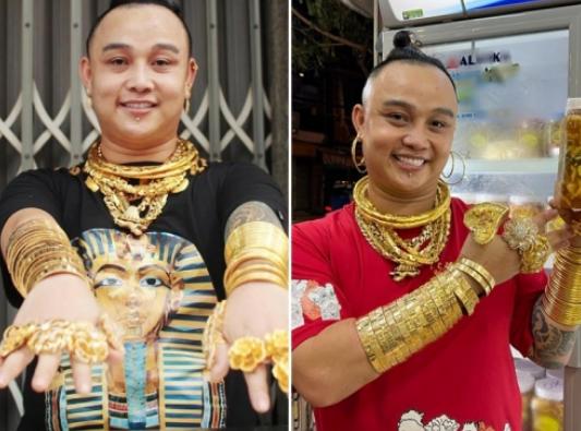 3 đại gia ở Sài Gòn đeo cả trăm cây vàng chỉ để đứng bán hàng-2
