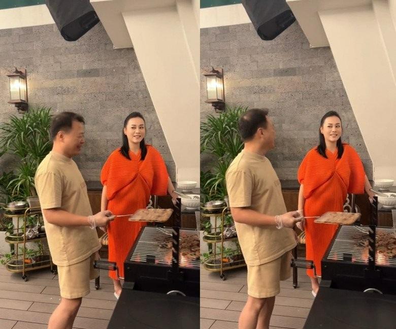 Shark Bình tan làm vào bếp phụ vợ bầu, Phương Oanh trổ tài món mới ngày lạnh, cách làm đơn giản-3