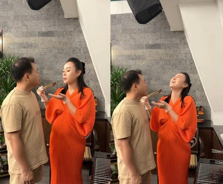 Shark Bình tan làm vào bếp phụ vợ bầu, Phương Oanh trổ tài món mới ngày lạnh, cách làm đơn giản-4