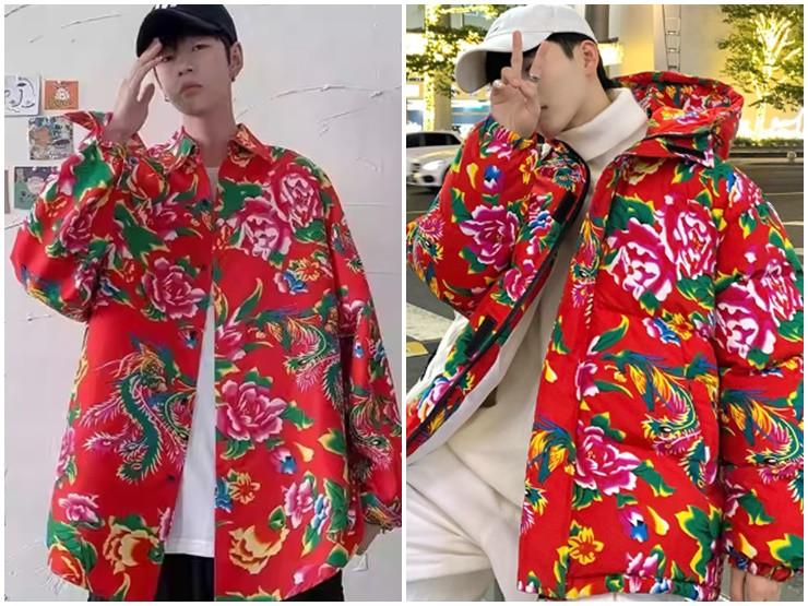 Nhiều đàn ông mê mẩn họa tiết chăn con công, ngay cả CEO cũng mặc lên sân khấu-4