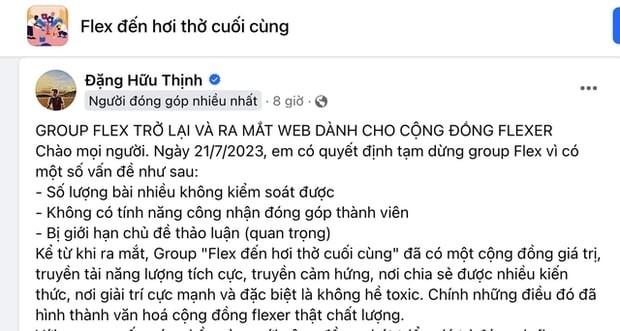 Bất ngờ tái xuất sau 6 tháng tạm dừng, hội Flex đến hơi thở cuối cùng đang flex gì?-2