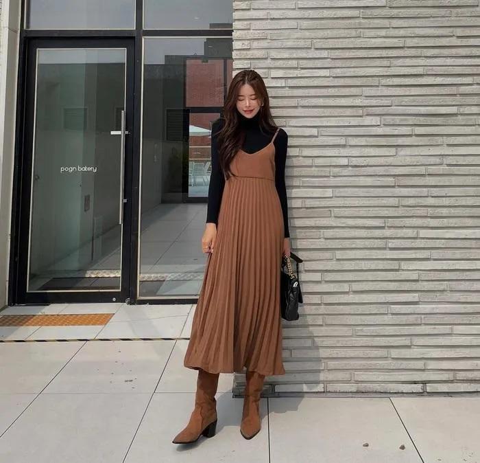 10 cách phối đồ với váy hai dây trẻ trung trong dịp Tết-6