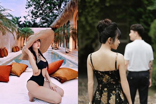 Bà xã Minh Nhựa trẻ như nữ sinh, nhiều lần mặc đồ khoe đường cong mãn nhãn-8