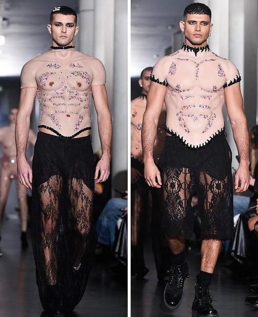 Người mẫu mặc phục trang tạo hiệu ứng khỏa thân gây sửng sốt-8